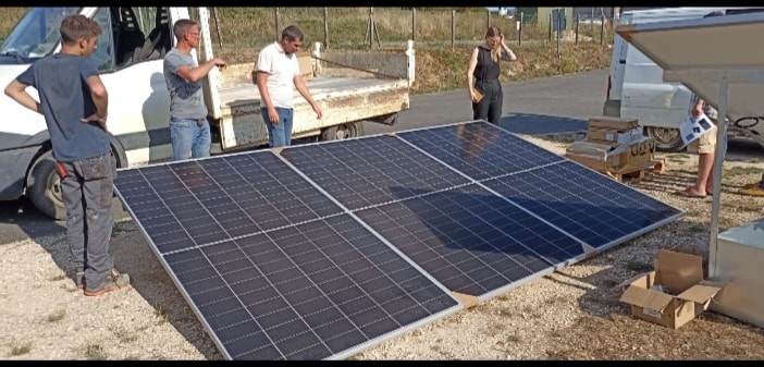 Projet d'électrification solaire